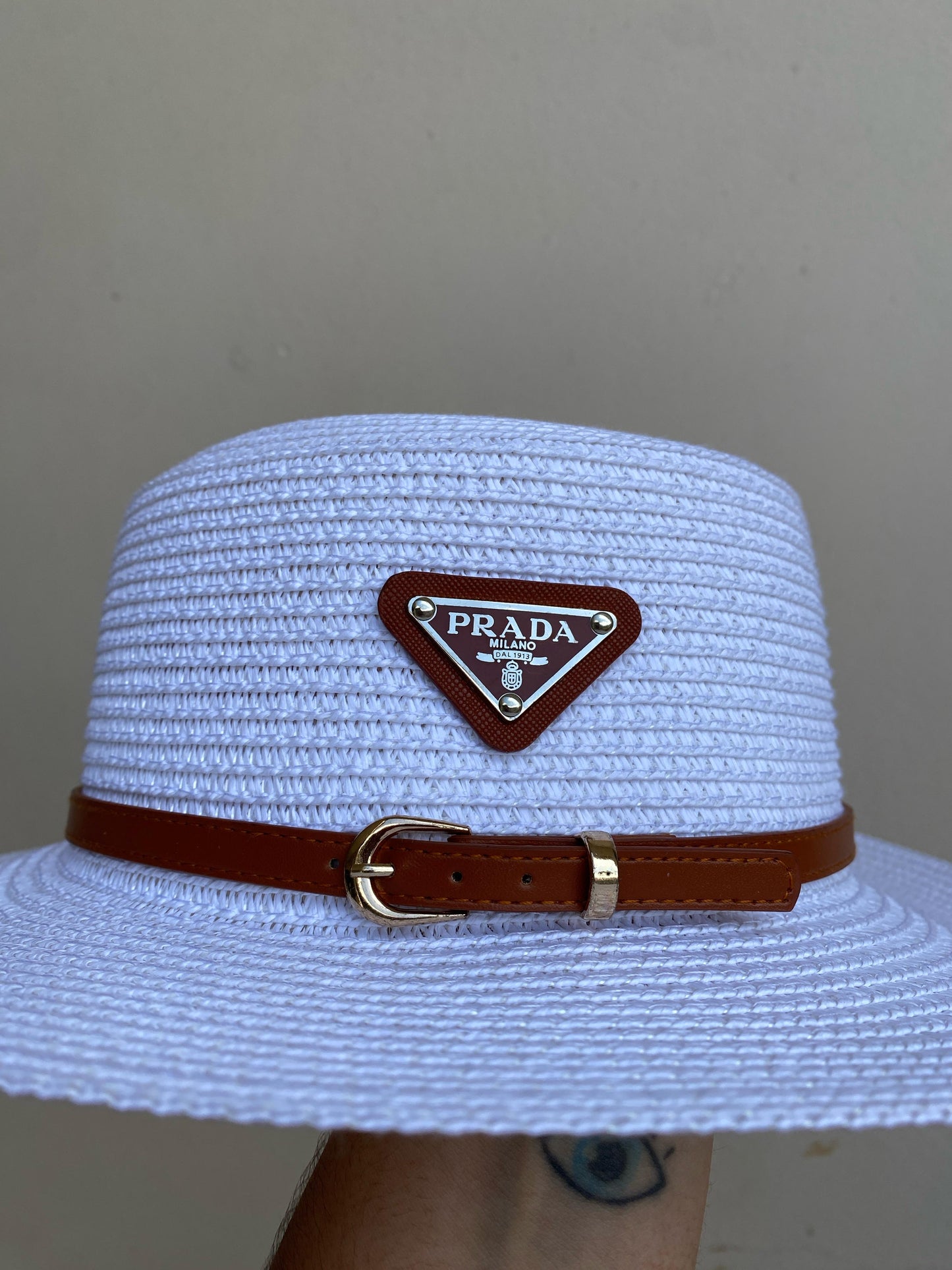 Hat Prada White Nuevo
