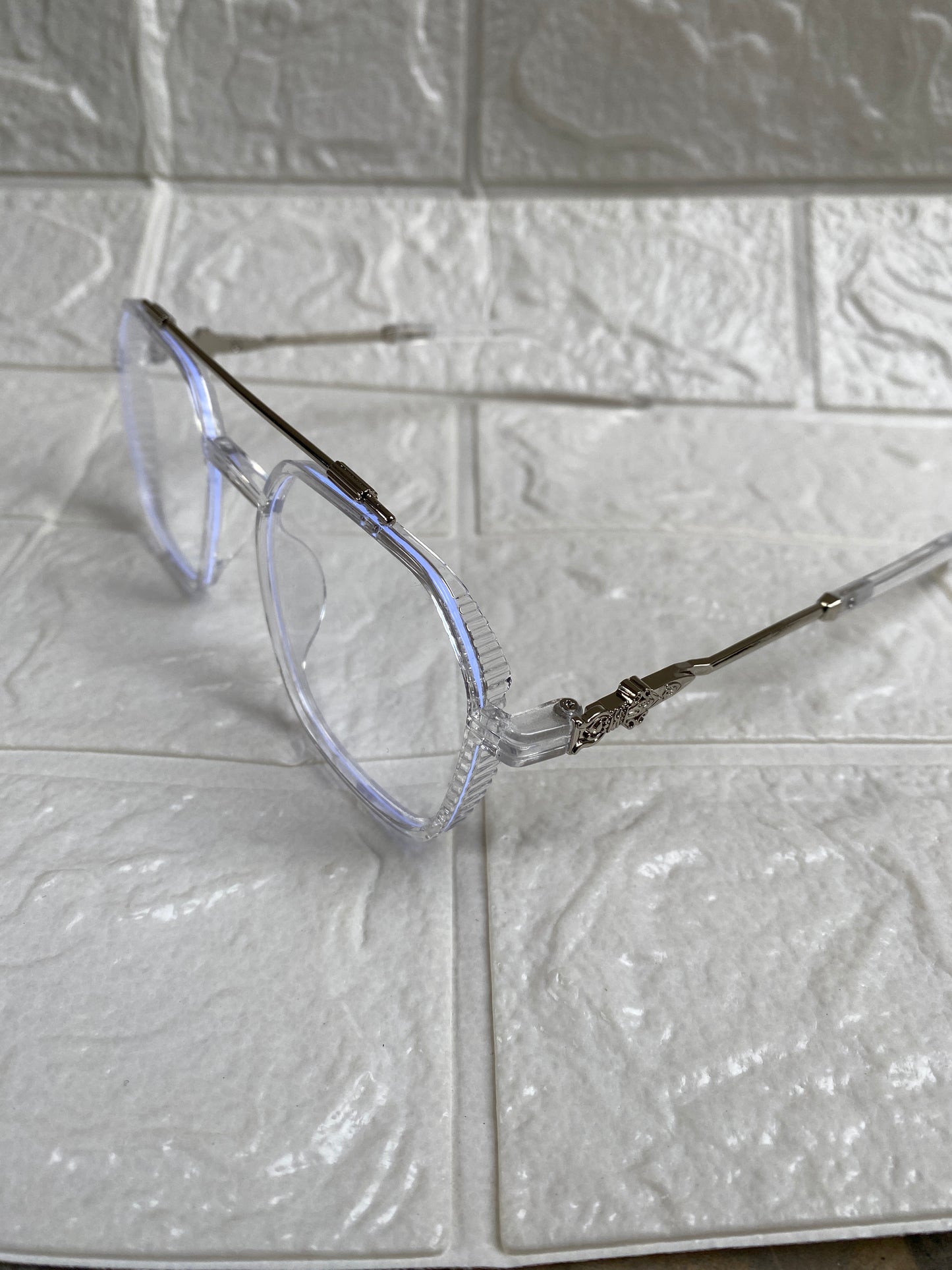 Lentes Aviador Unisex Clear