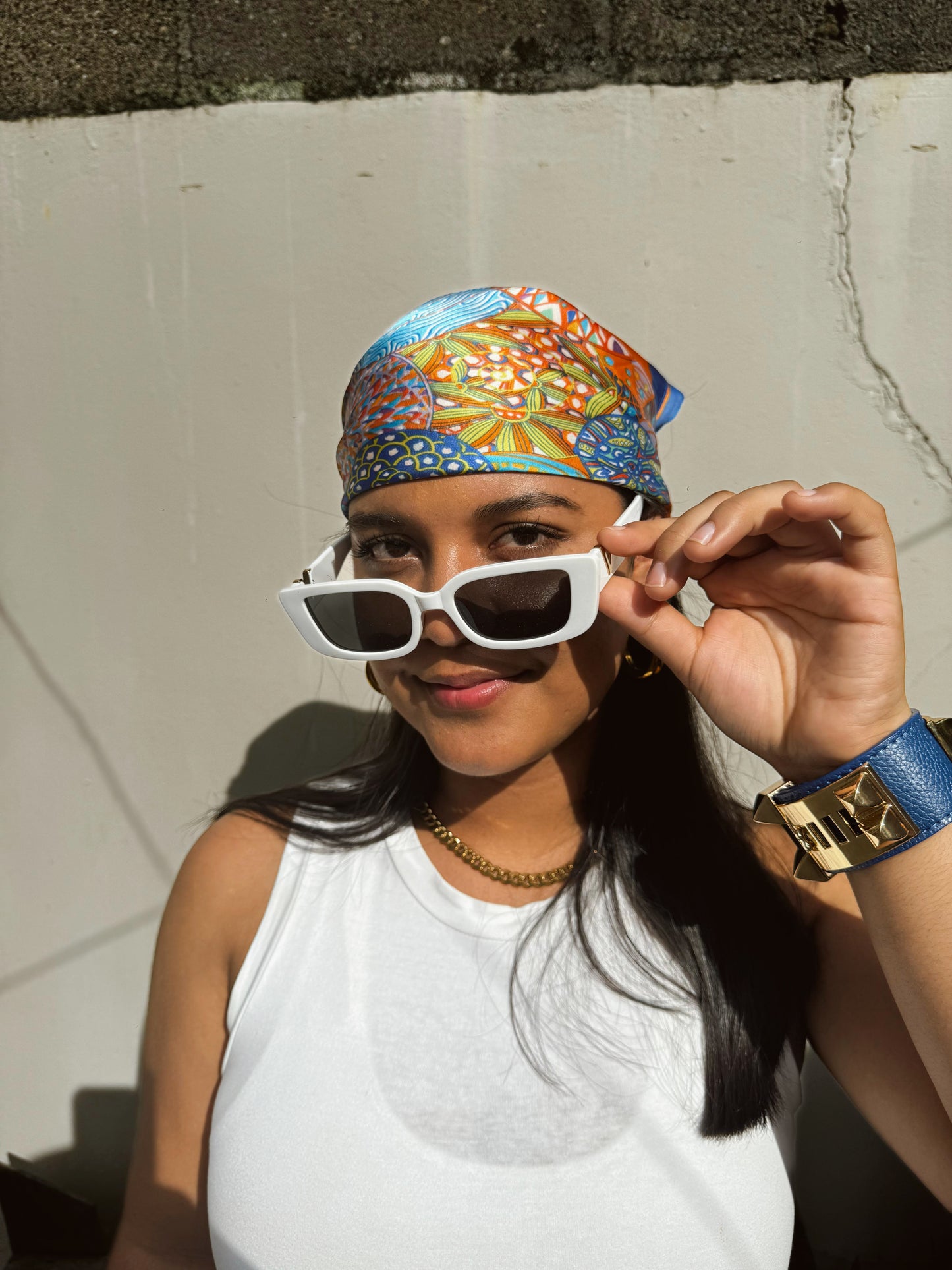 Lentes De Sol Val Blanco y Negro