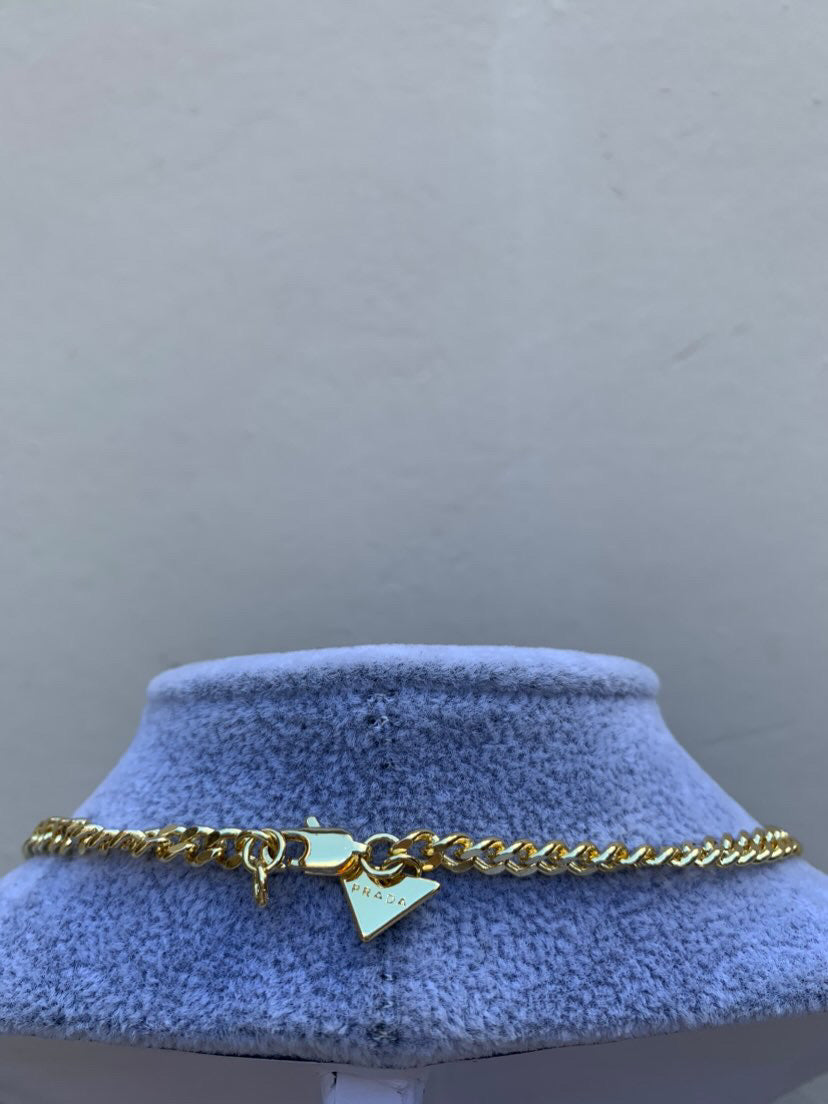 Cadena Prada Clasica con Gold Negra