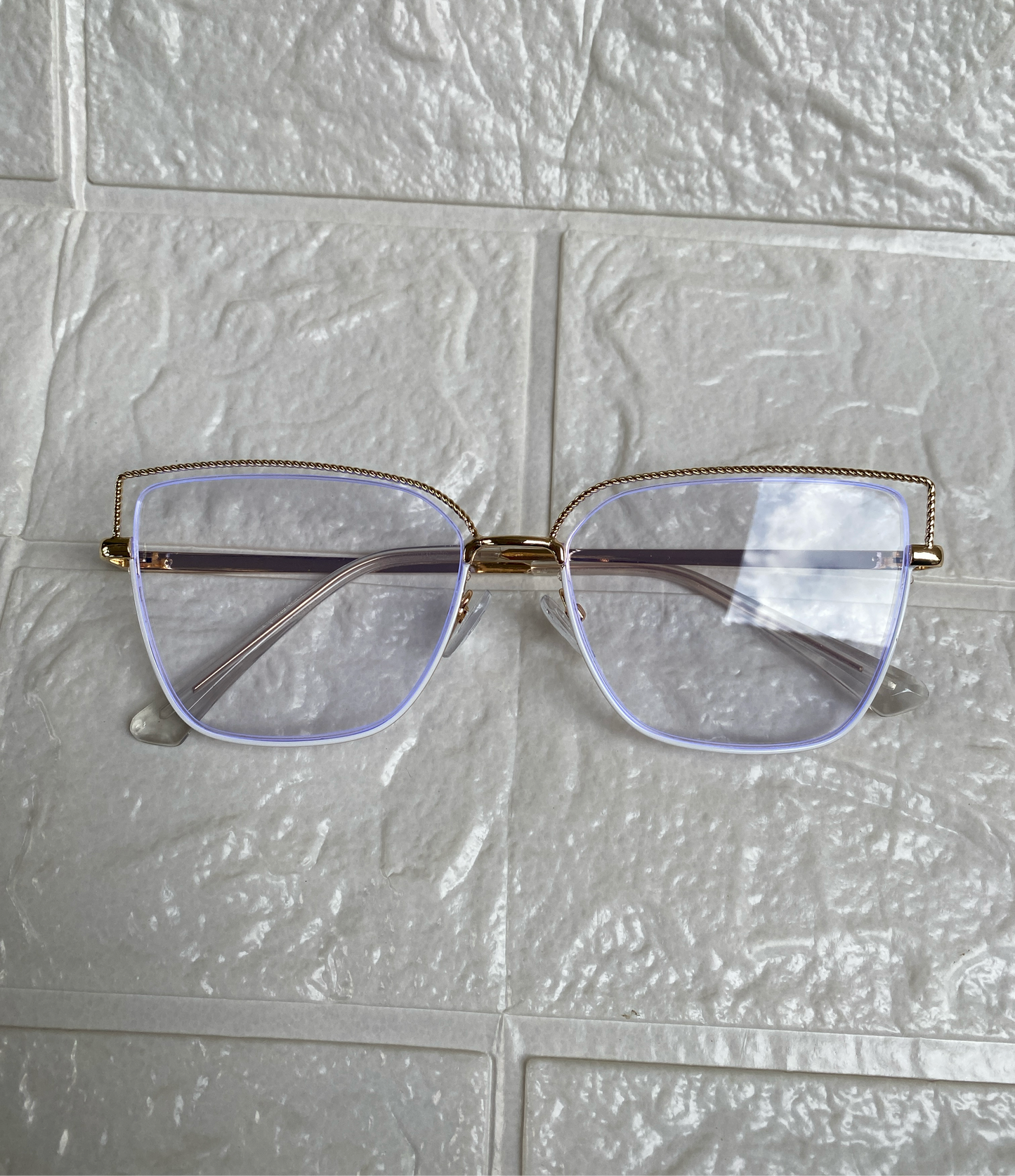 Lentes Metal White