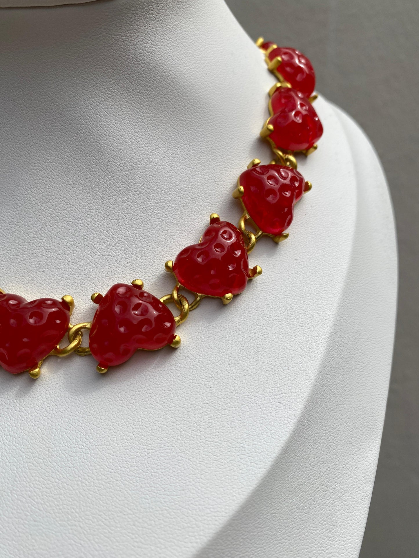 Cadena Corazones de Gomita