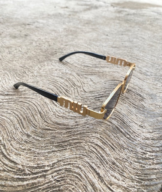 Lentes Miu Miu Cat Eye Negros Pequeños