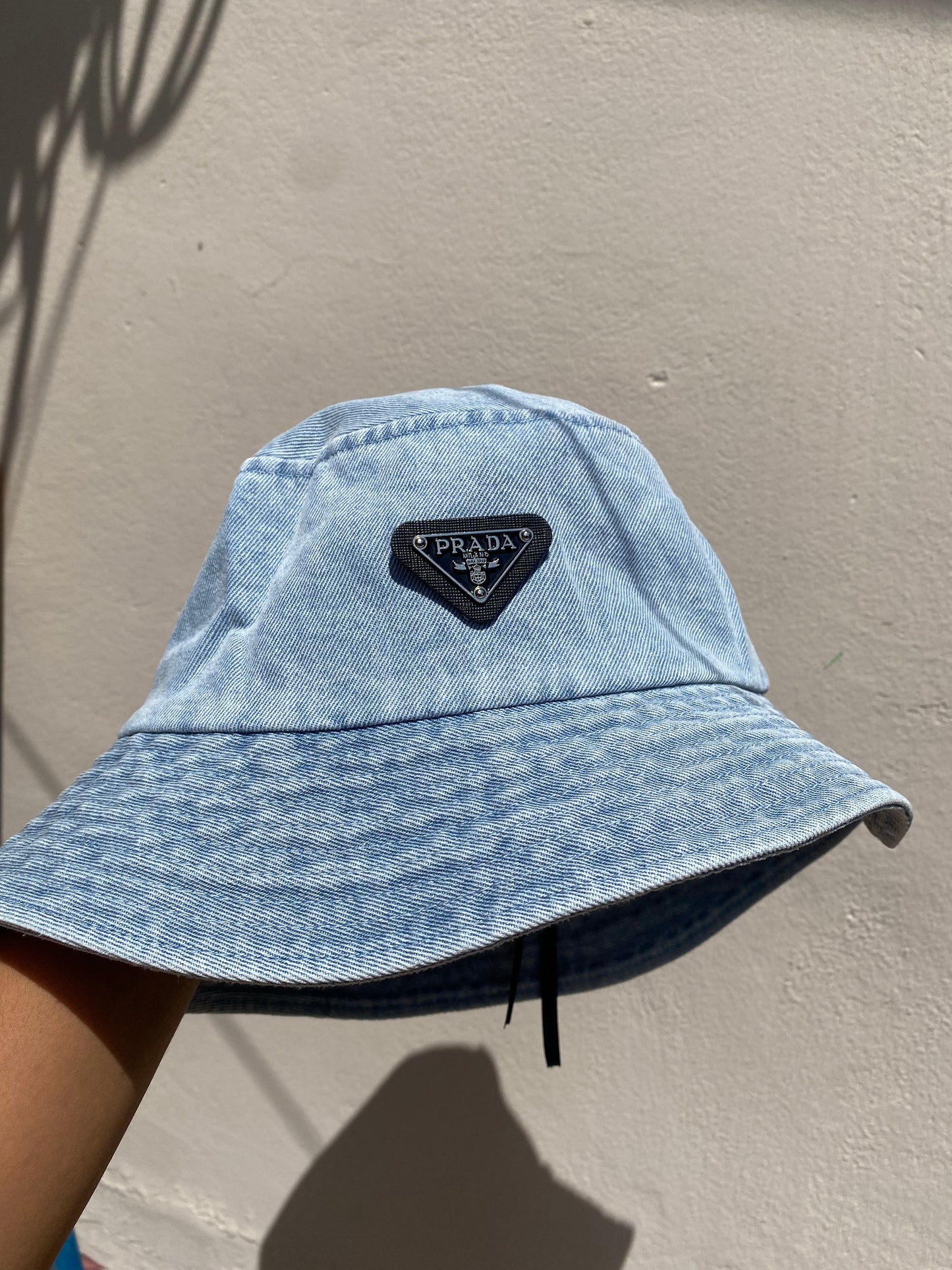 Bucket Hat Prada Blue Denim