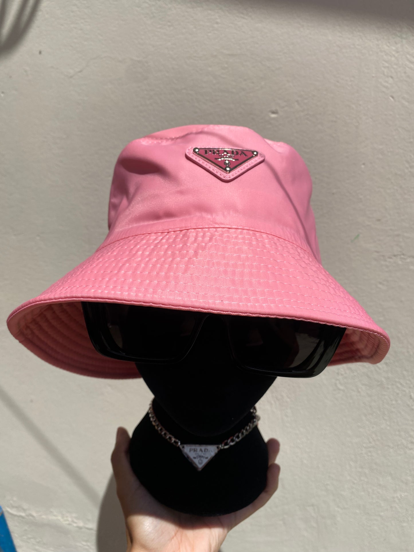 Bucket Hat Prada Pink
