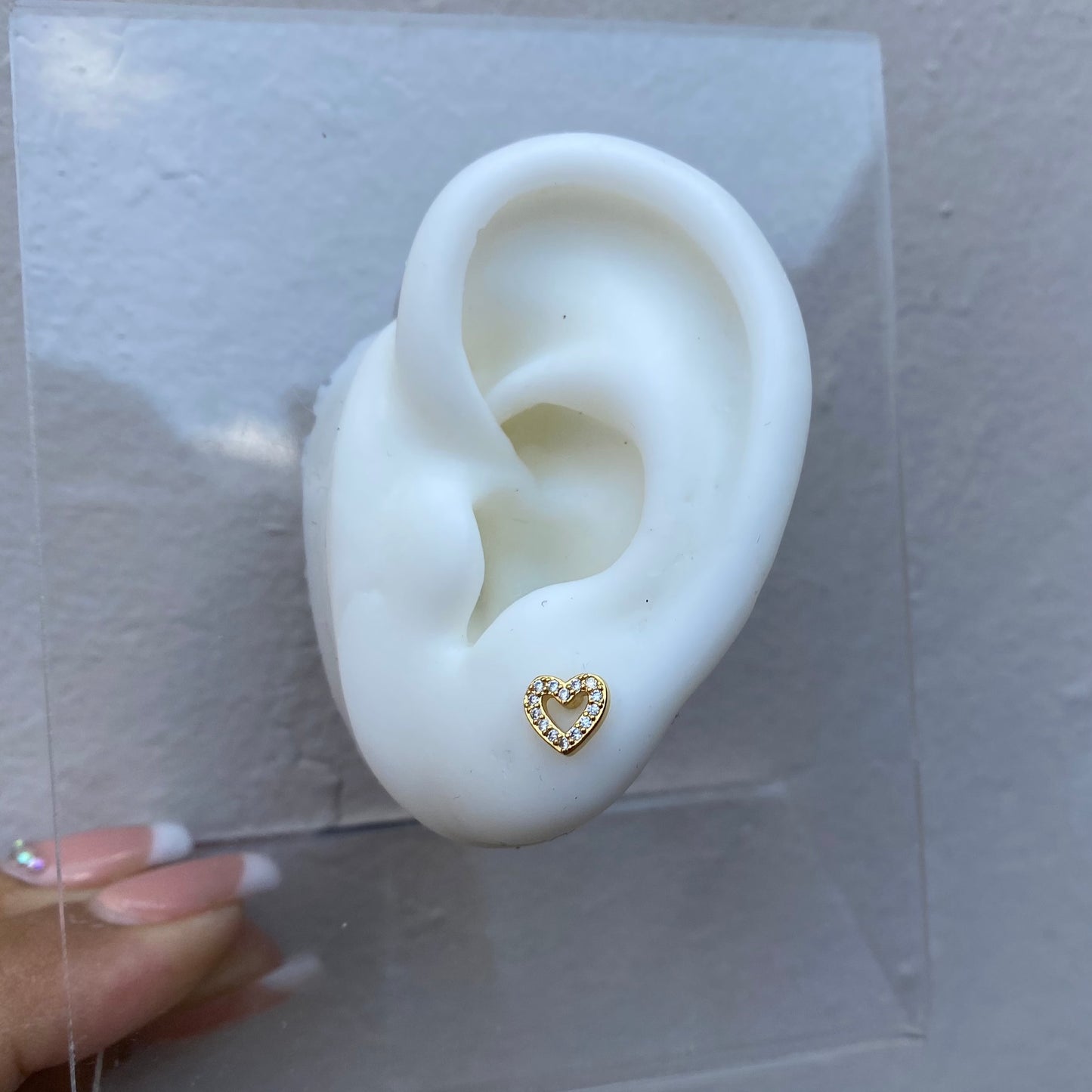 Piercing Heart Gold Clasico