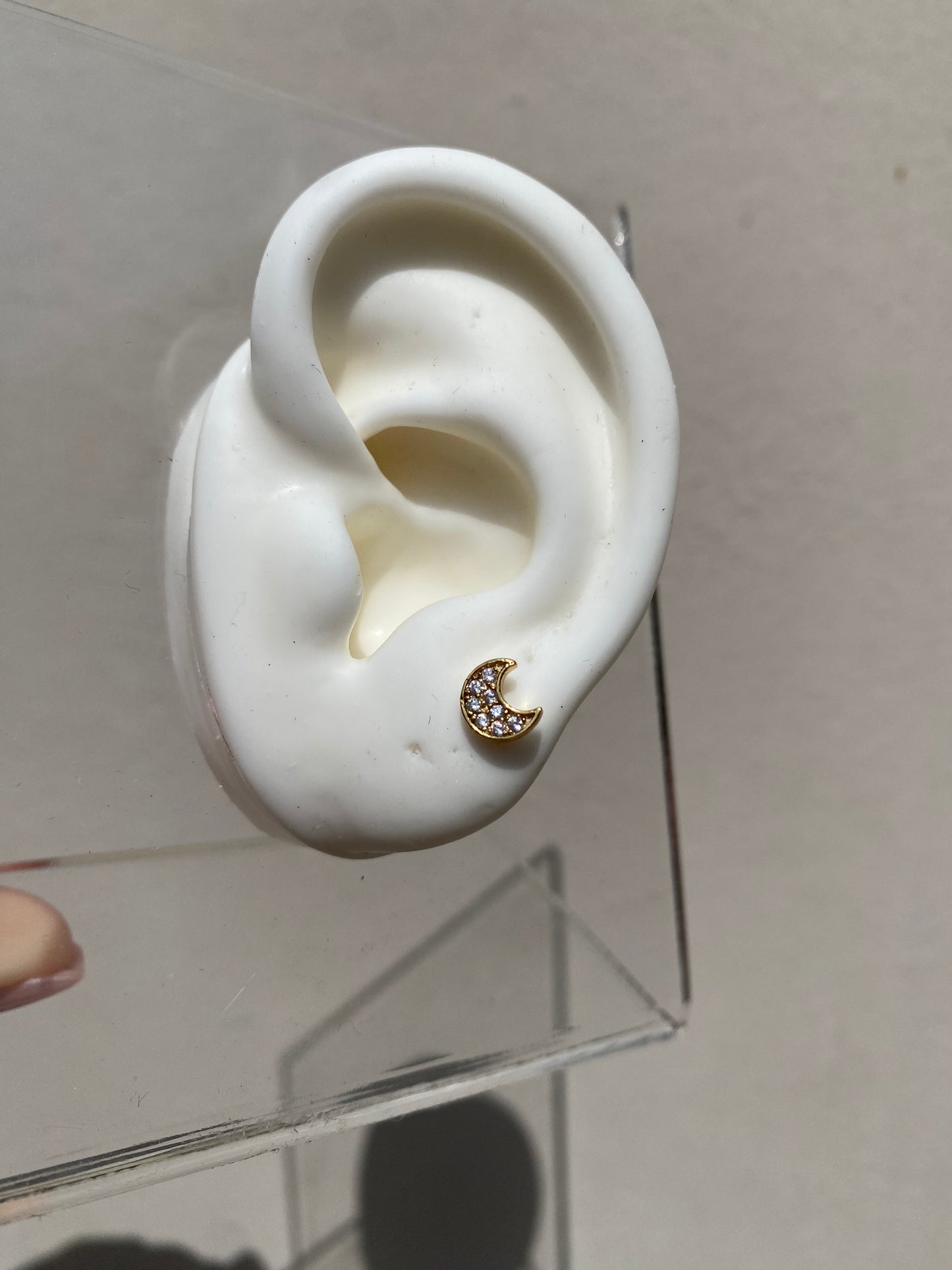 Piercing Luna Brillante Gold