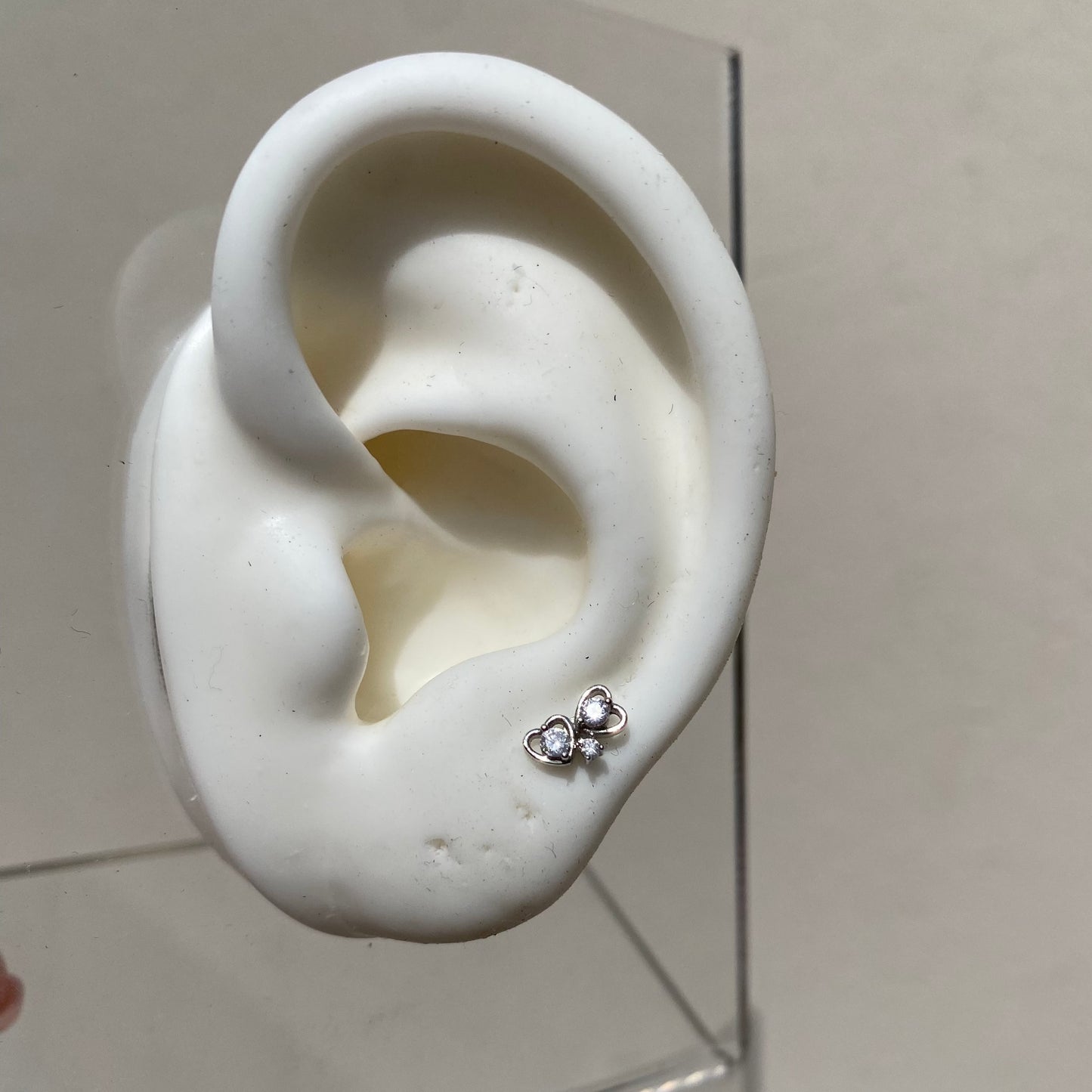 Piercing Corazones SIlver