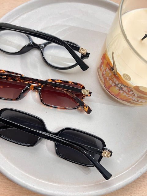 Lentes Miu Miu Rectangulares Cafe Leopardo