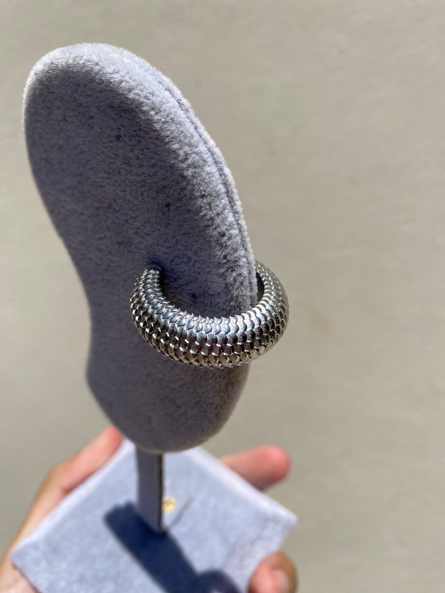 Earcuff Serpiente Silver