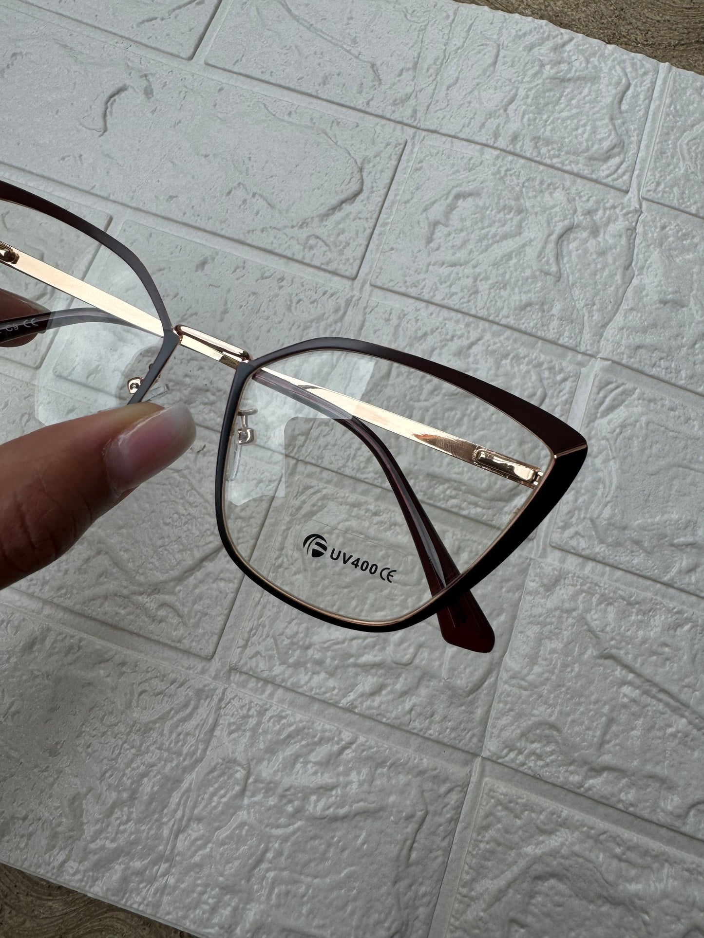 Lentes tipo Mariposa Gold/Ocre