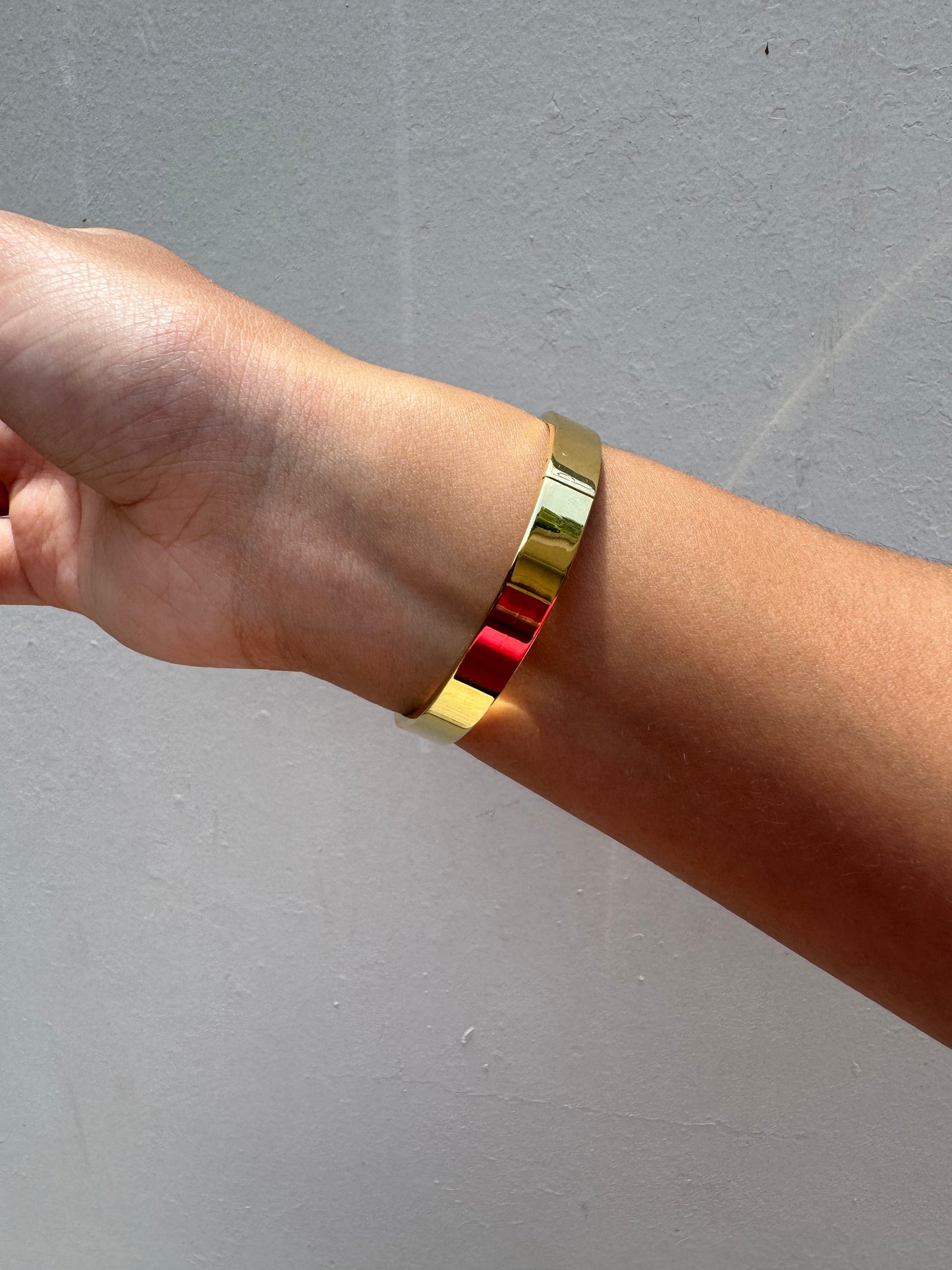 Bangle Gold Plane 8mm
