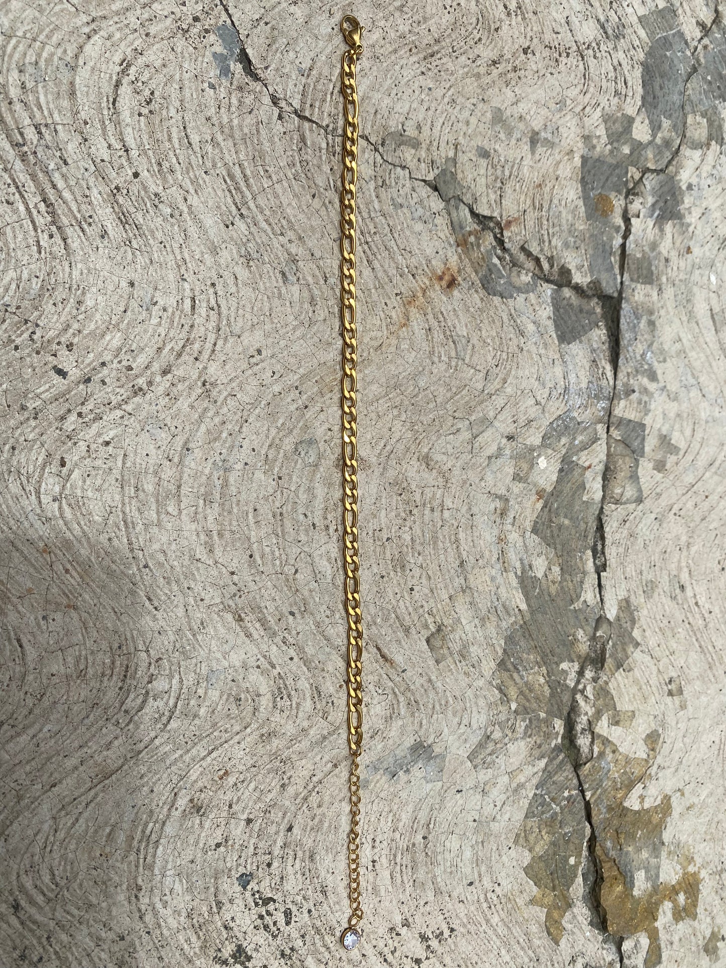 Tobillera Figaro Gold