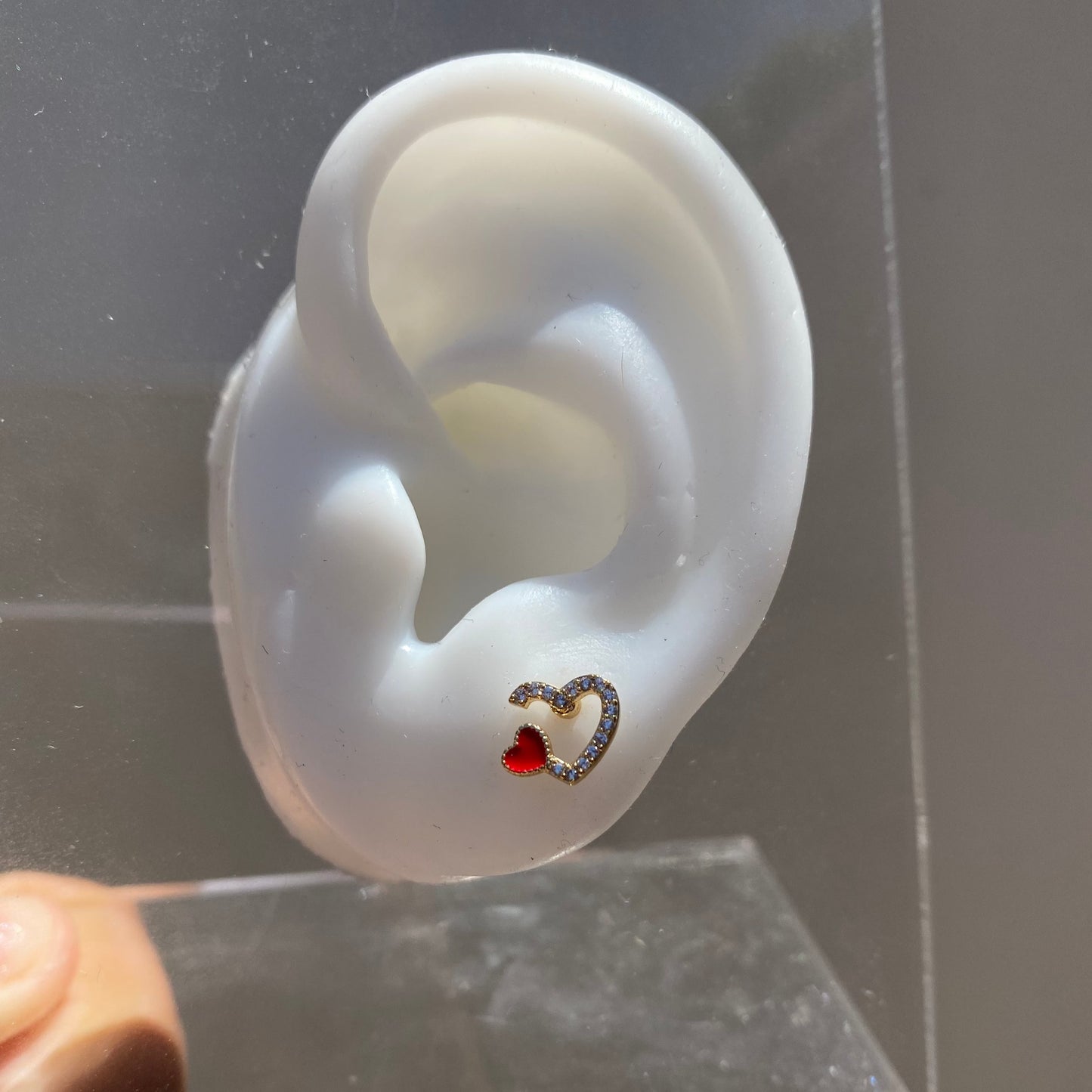 Piercing Corazon Doble