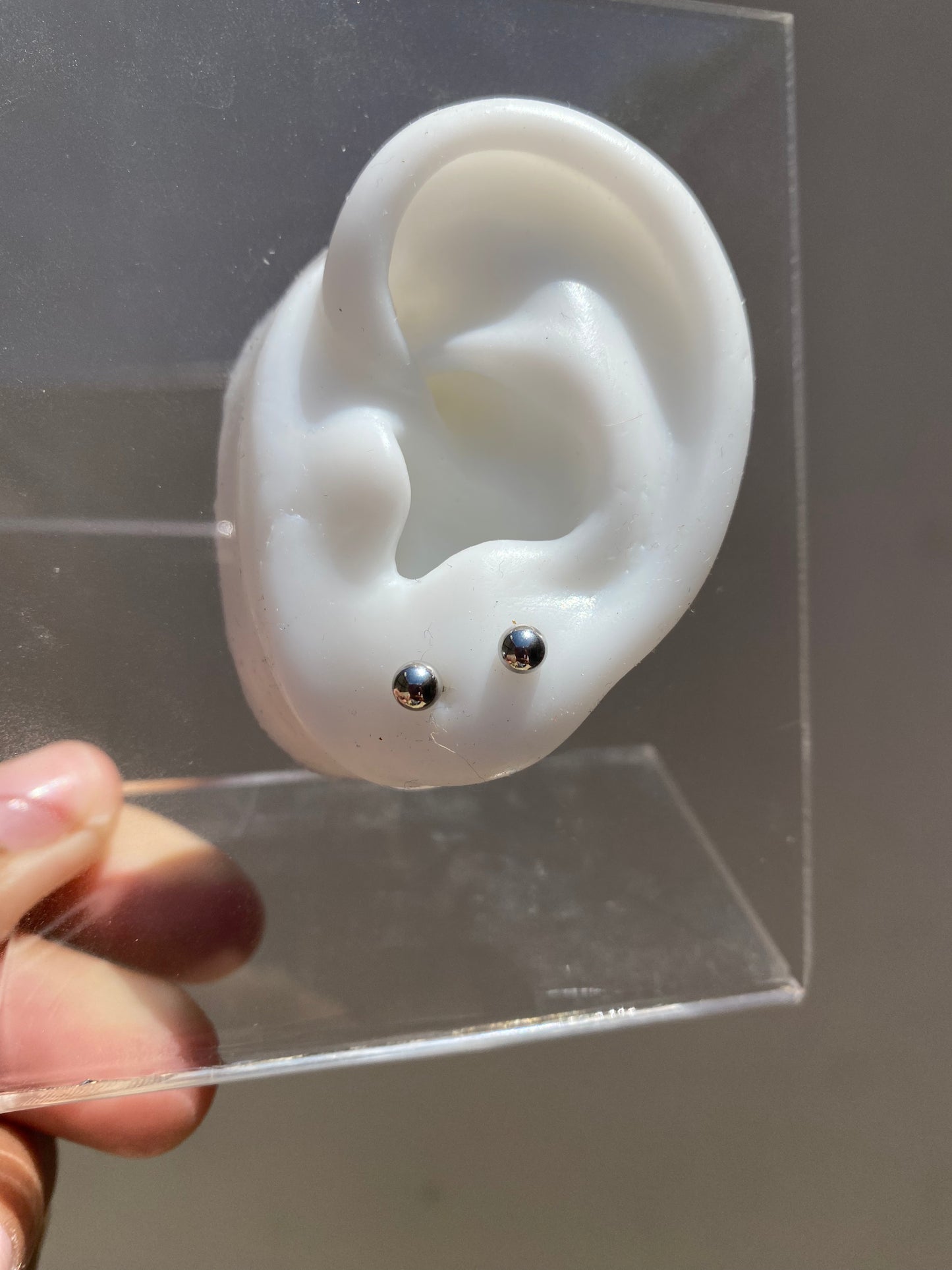 Par Piercings Bobas Silver