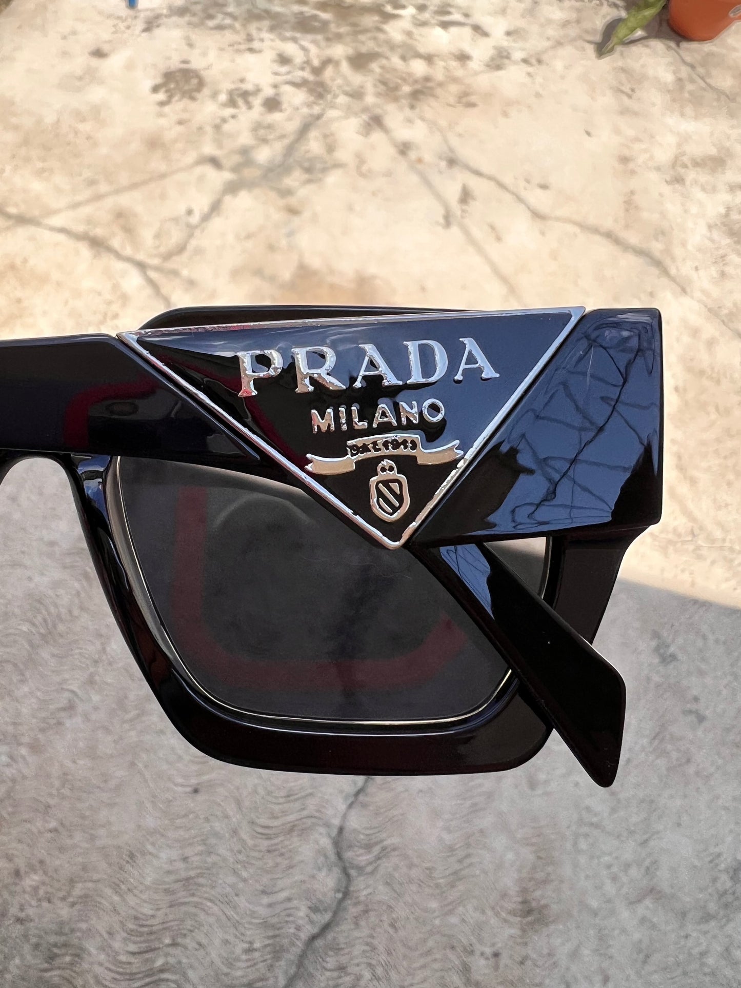 Lentes Prada XL Black & Silver