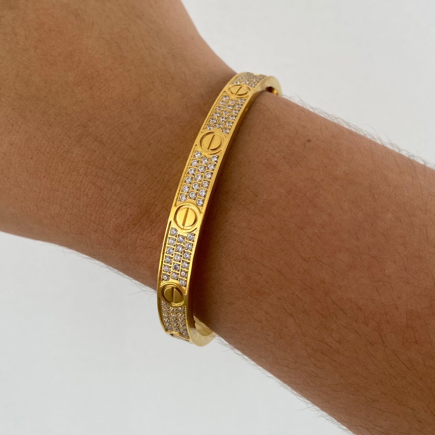 Bangle Cartier Gold 6mm Brillante