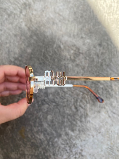 Lentes Tipo Miu Miu Tendencia Rosados