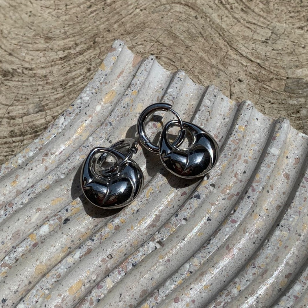 Hoops Doble Oneyda Silver