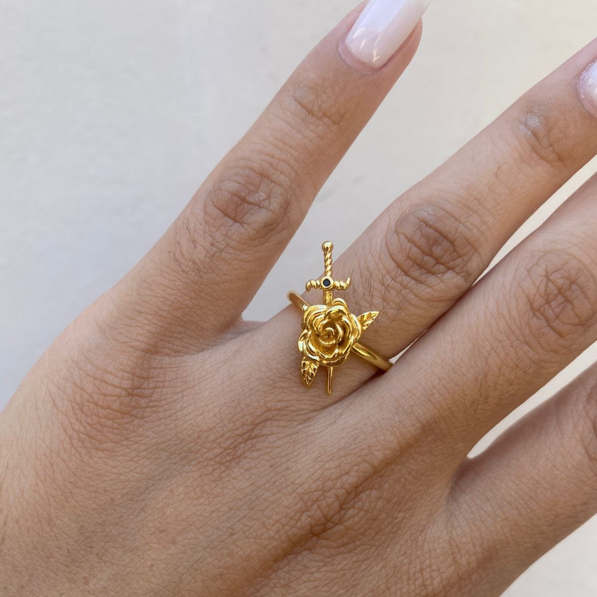 Anillo Espada Gold Ajustable