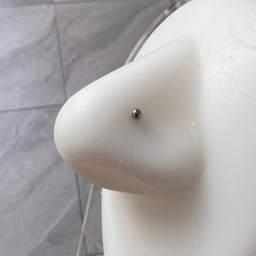 Piercing Nariz Boba Silver