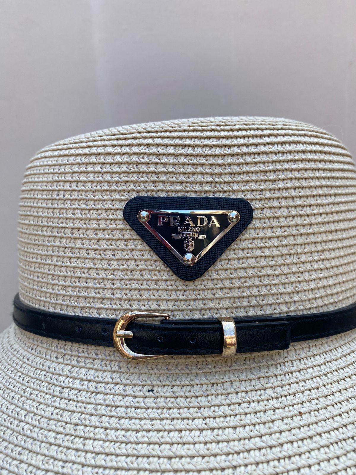 Hat Old Money Prada Beige