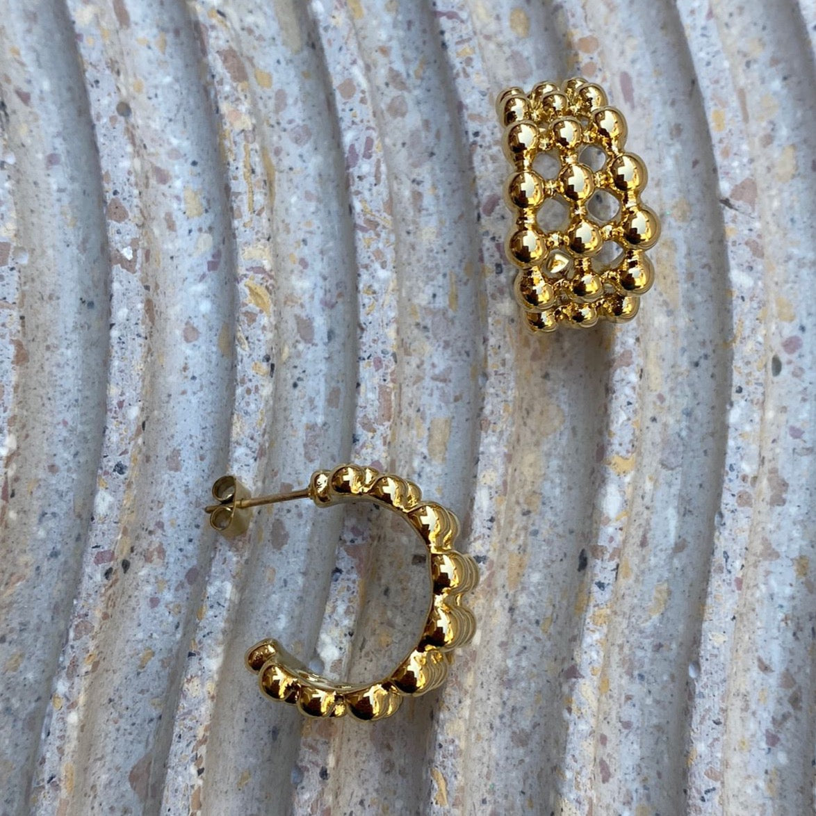Hoops Mini Bobas Gold