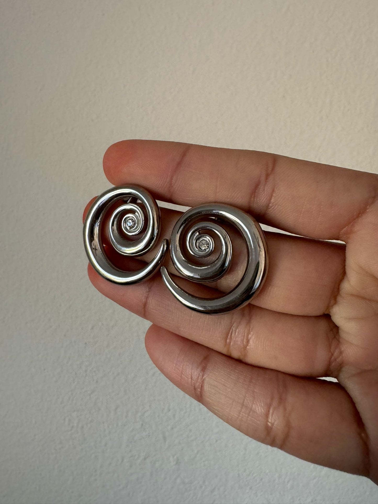 Studs Espiral Silver