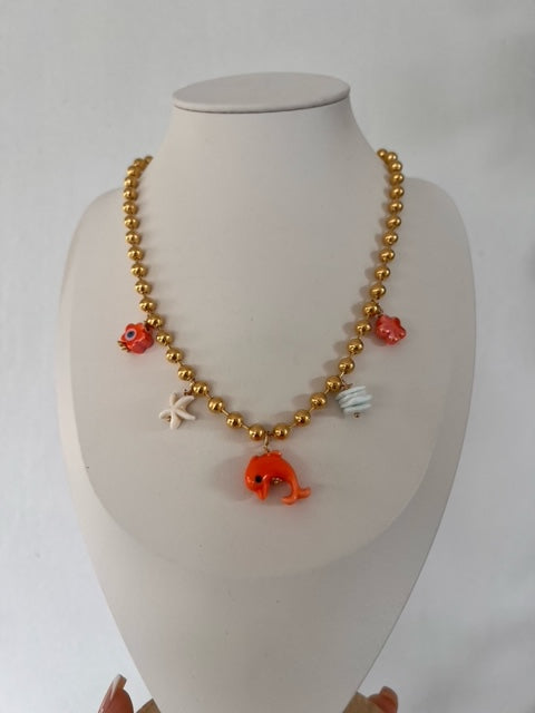 Chocker Naranja Tropical