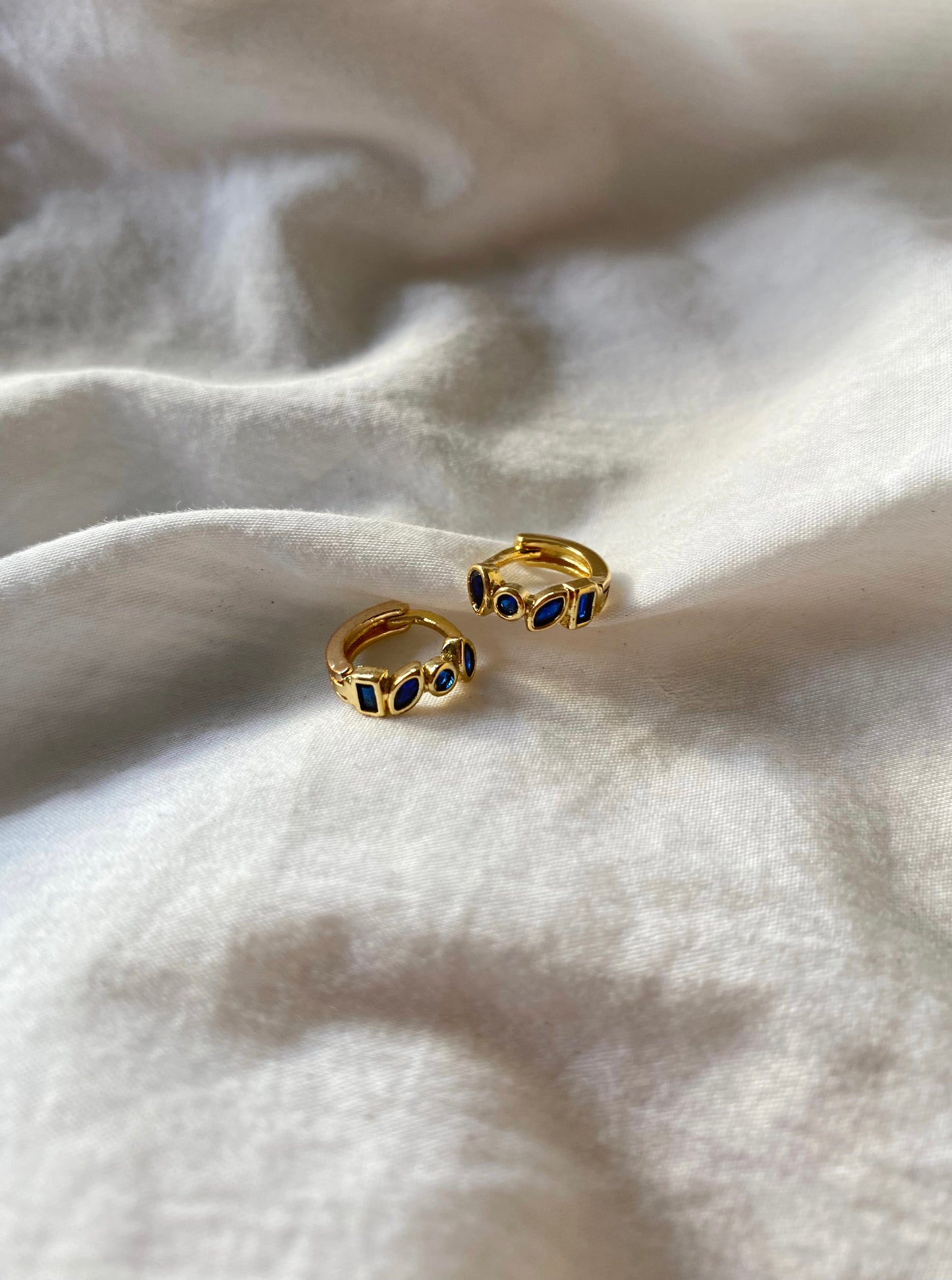 Mini Hoops Royal Blue