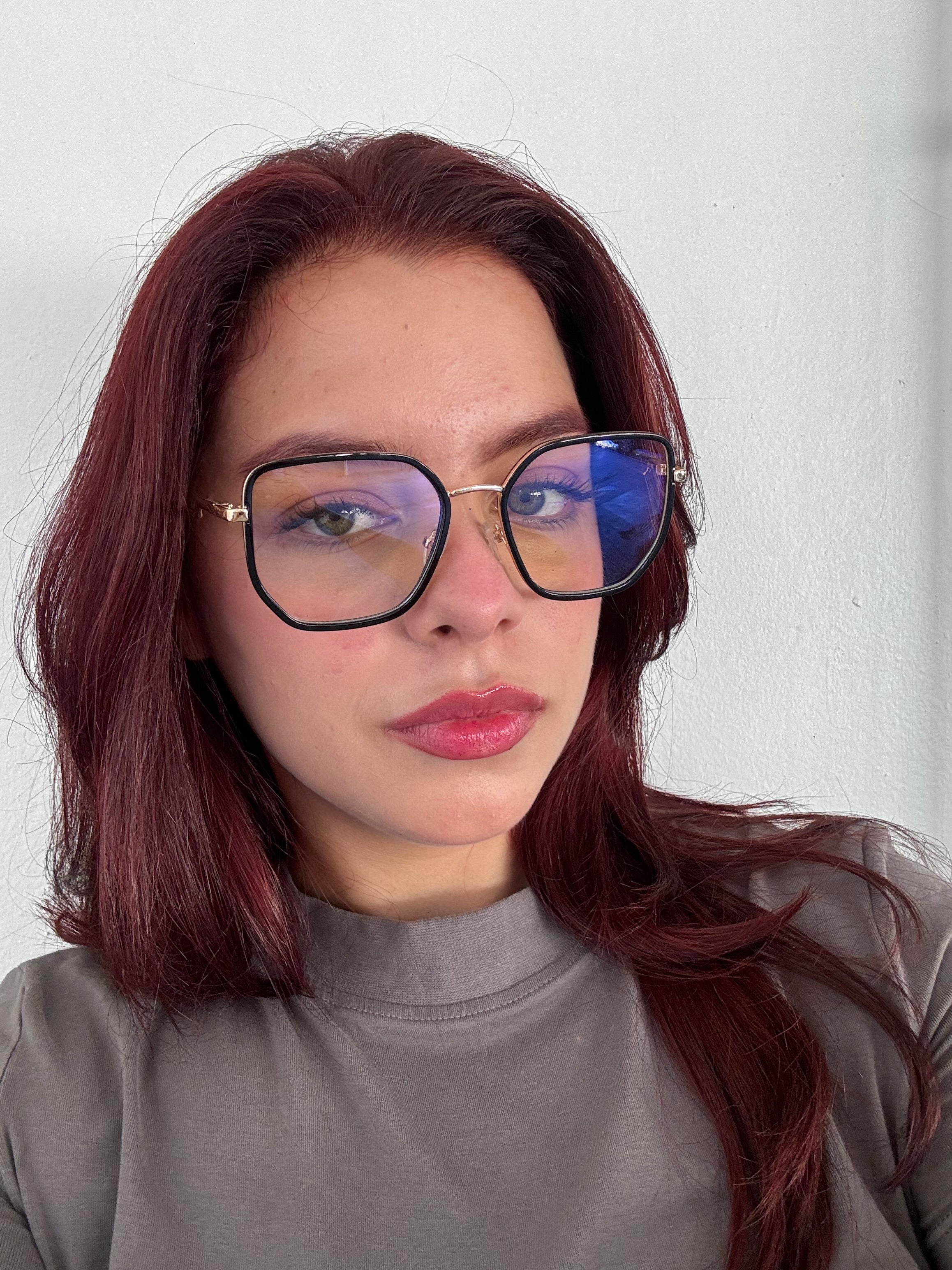 Lentes Semihexagonales Black