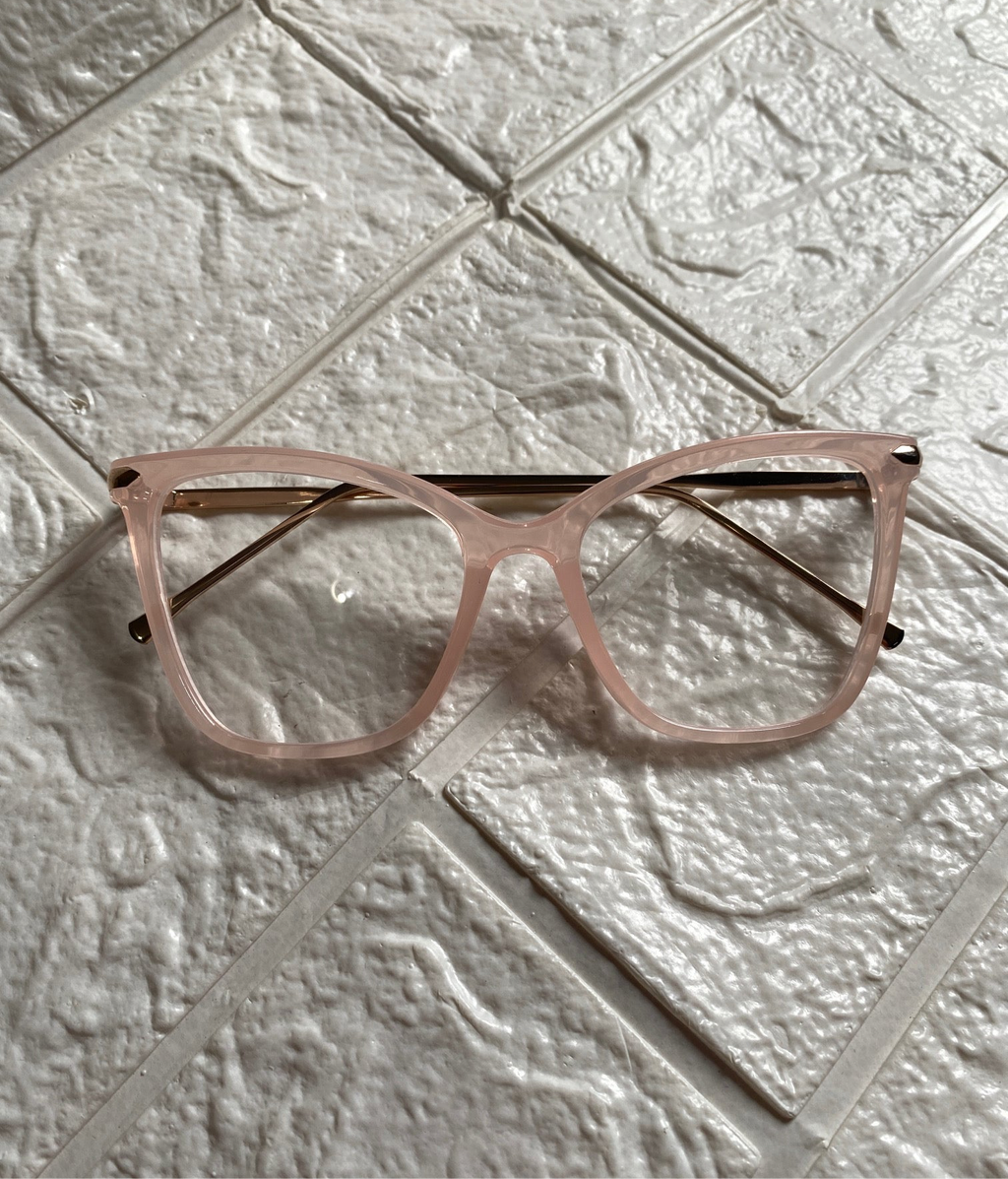 Lentes Cat Eye Clasicos Rosados
