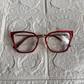 Lentes Cat Eye Marco Rojo