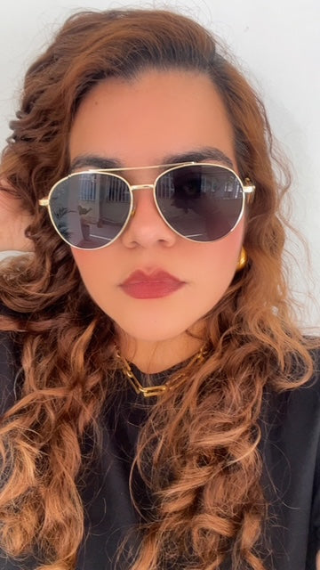 Lentes Miu Miu Aviador Negro