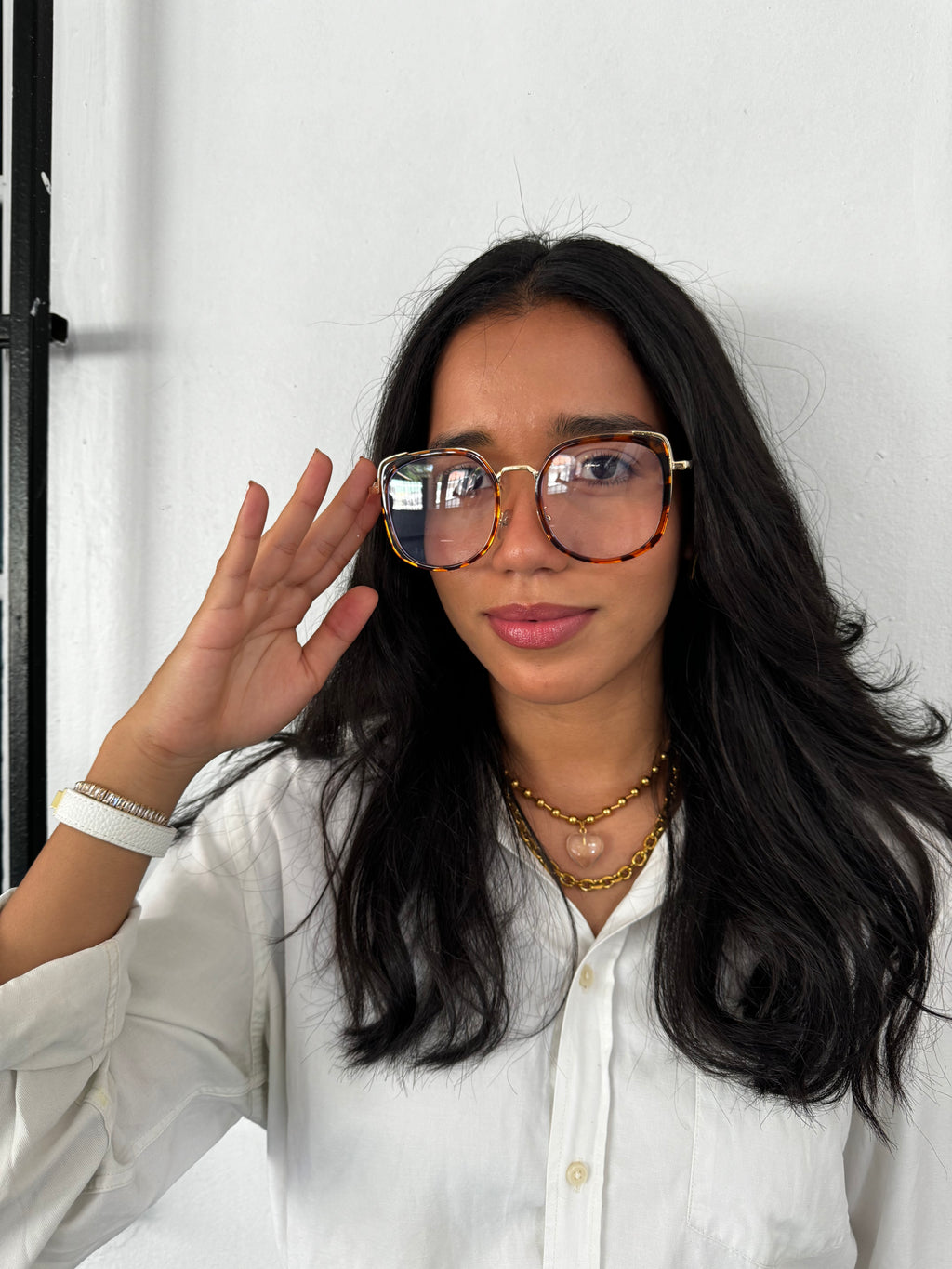 Lentes Cuadrados Leopardo XL