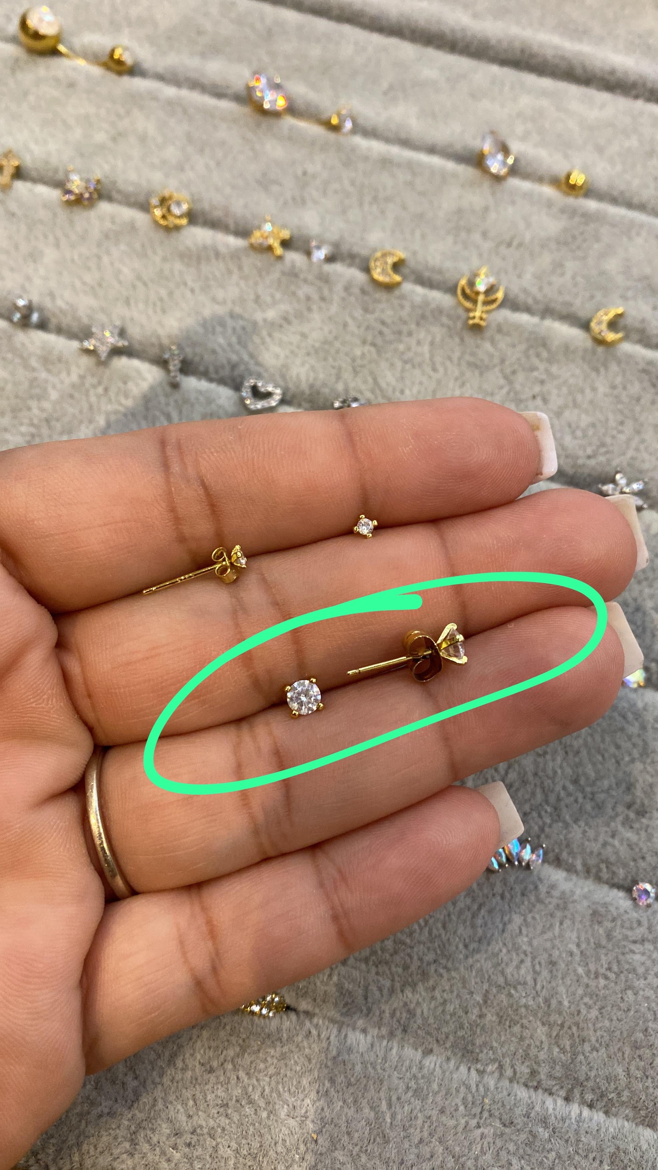 Studs Xl cierre mariposa