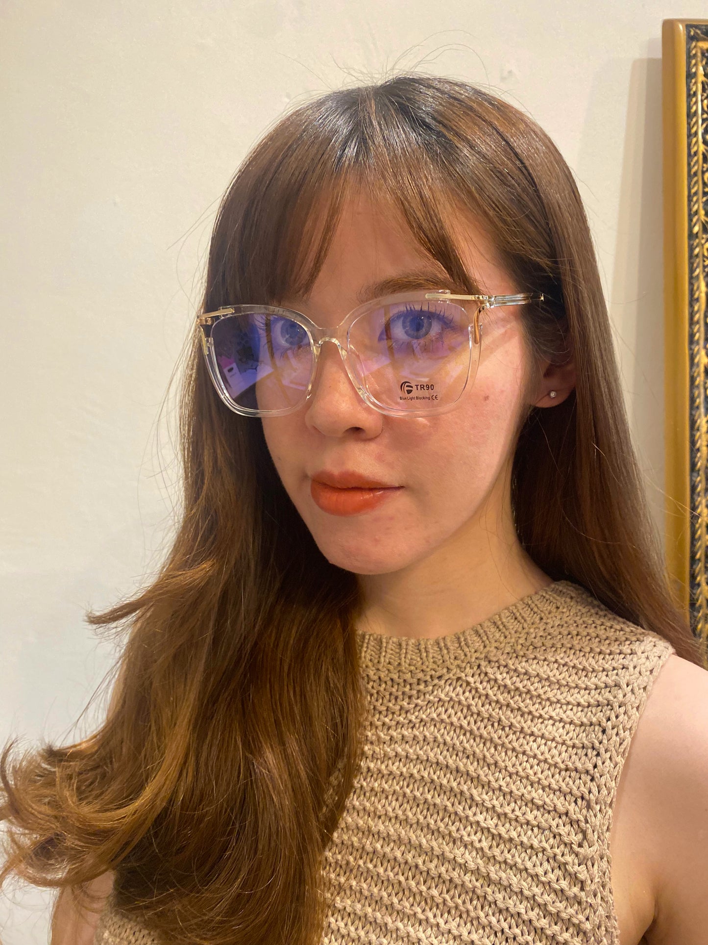 Lentes Fancy Clear y Gold