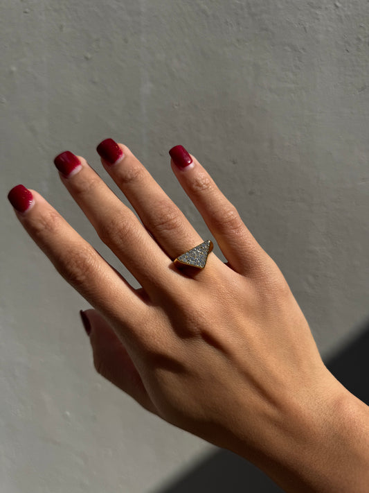 Anillo PRADA Full Bling Ajustable