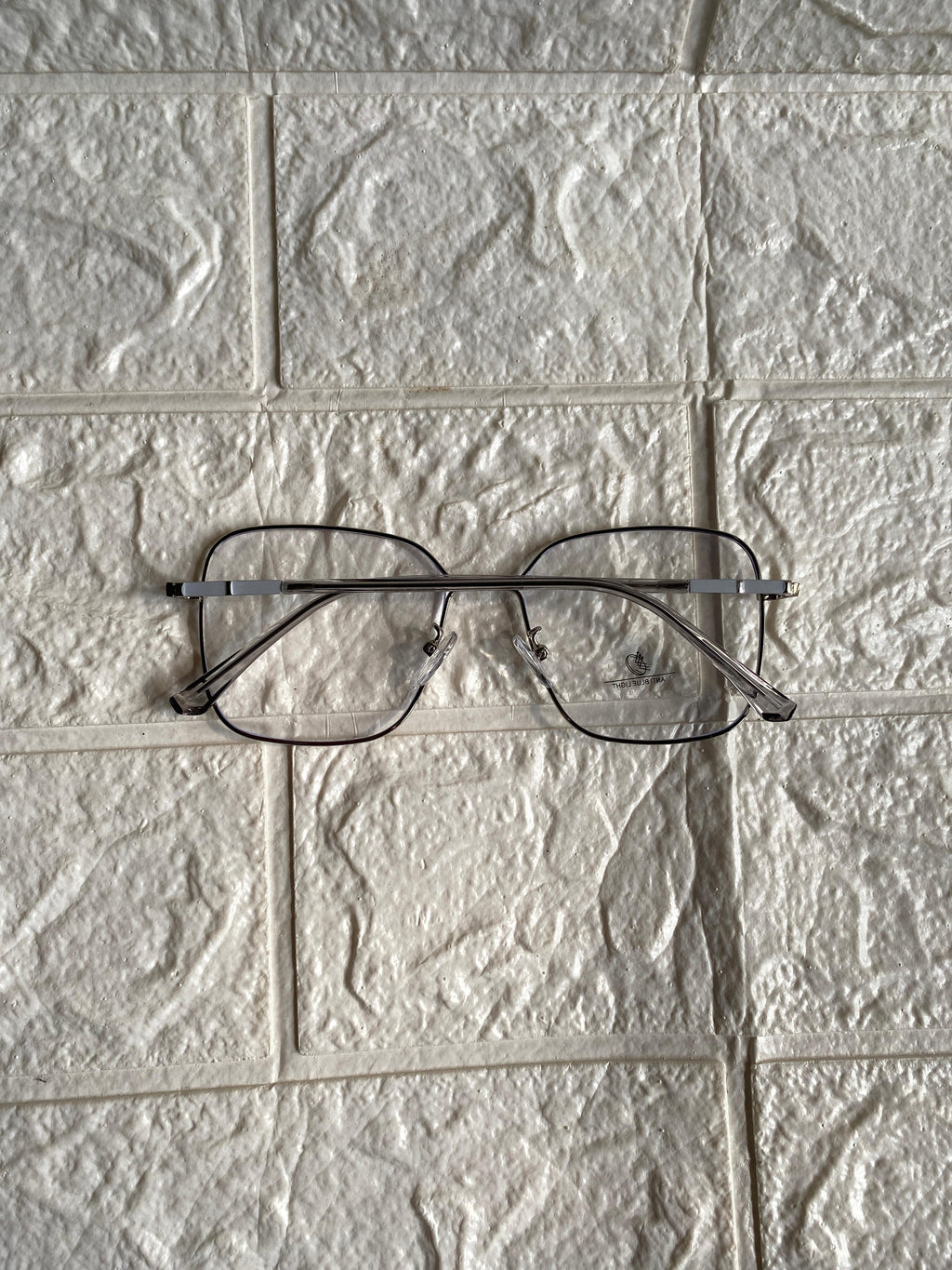 Lentes Cuadrados XL Metal Silver