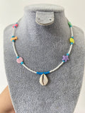 Chocker Marino Blanco