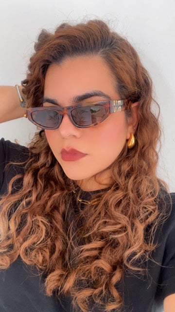 Lentes Miu Miu Leopardo Pequeños