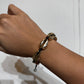 Brazalete Conchas Gold y Negro