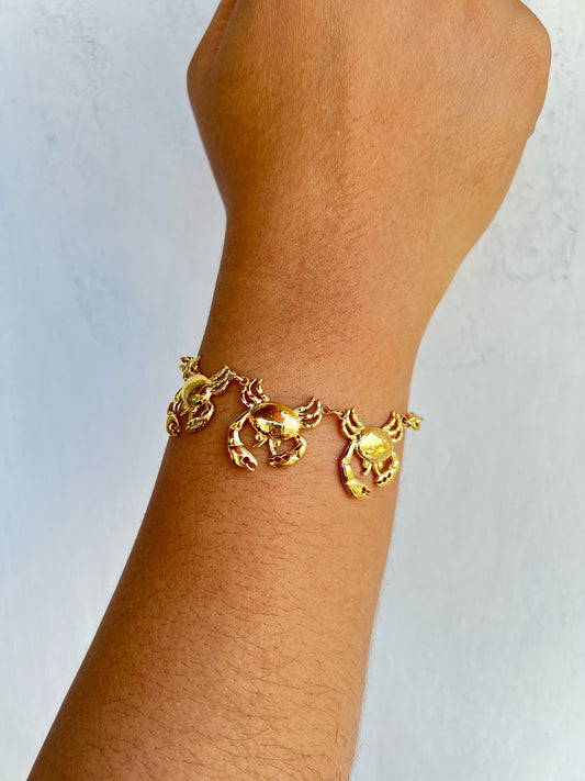 Brazalete Cangrejos Gold