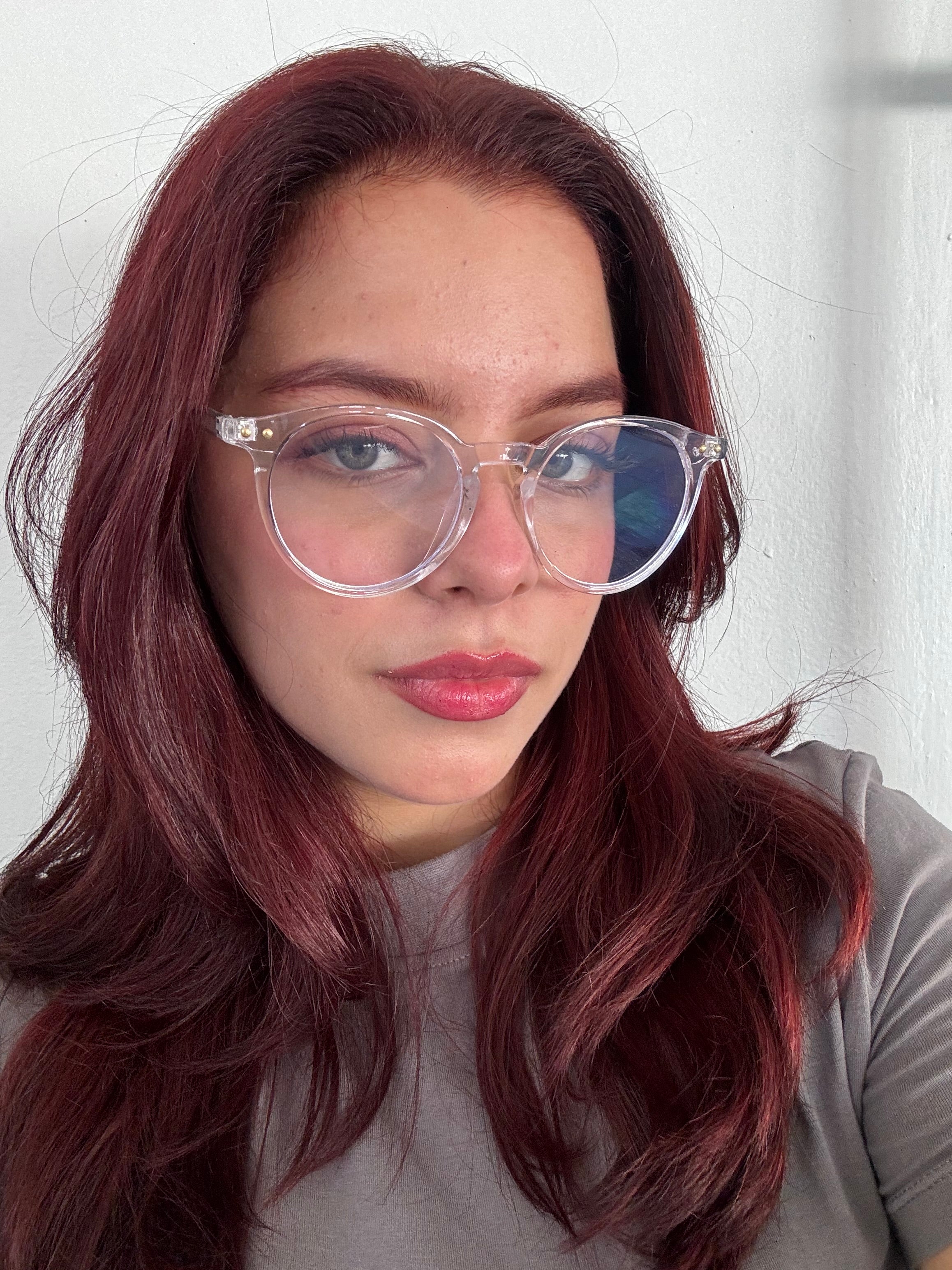 Lentes Clear con Division de Metal