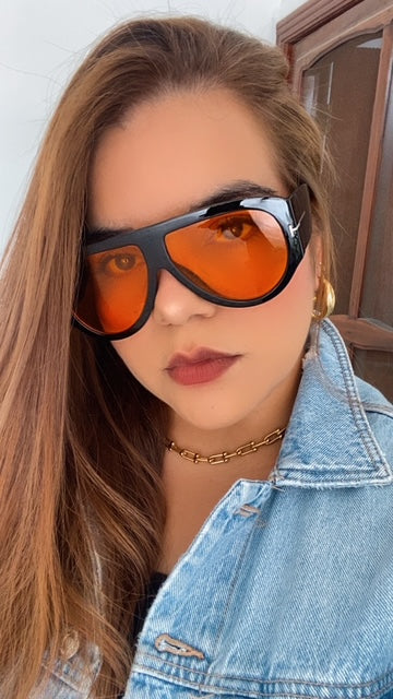 Lentes Tom Ford Amarillo Aro Negro