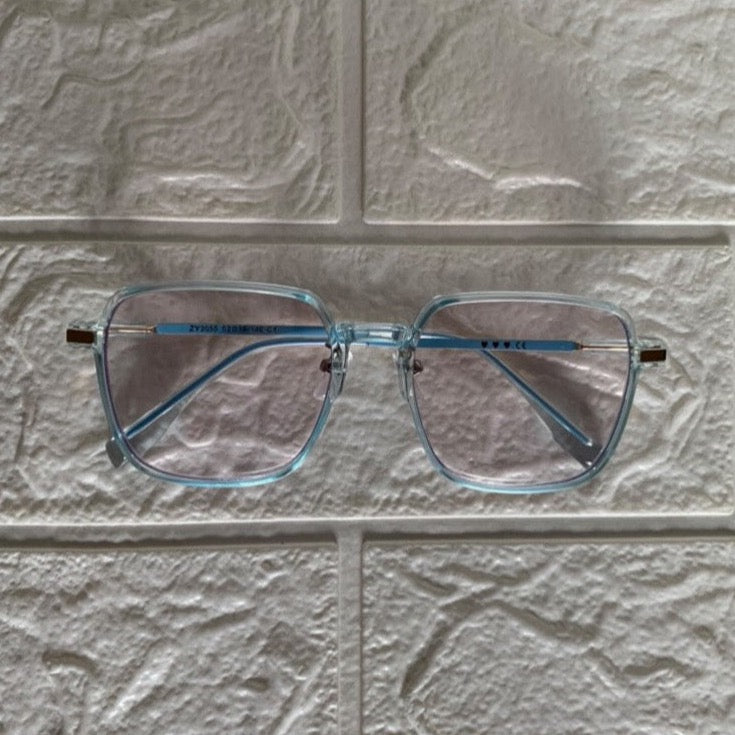 Lentes Clear Azul Nuevos