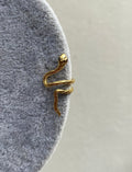 Earcuff Serpiente Mediana Lado Izq.