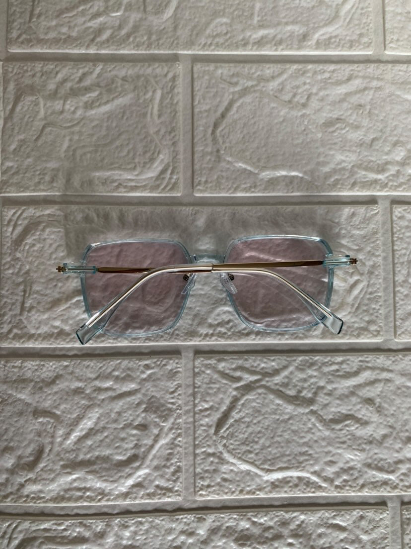 Lentes Clear Azul Nuevos