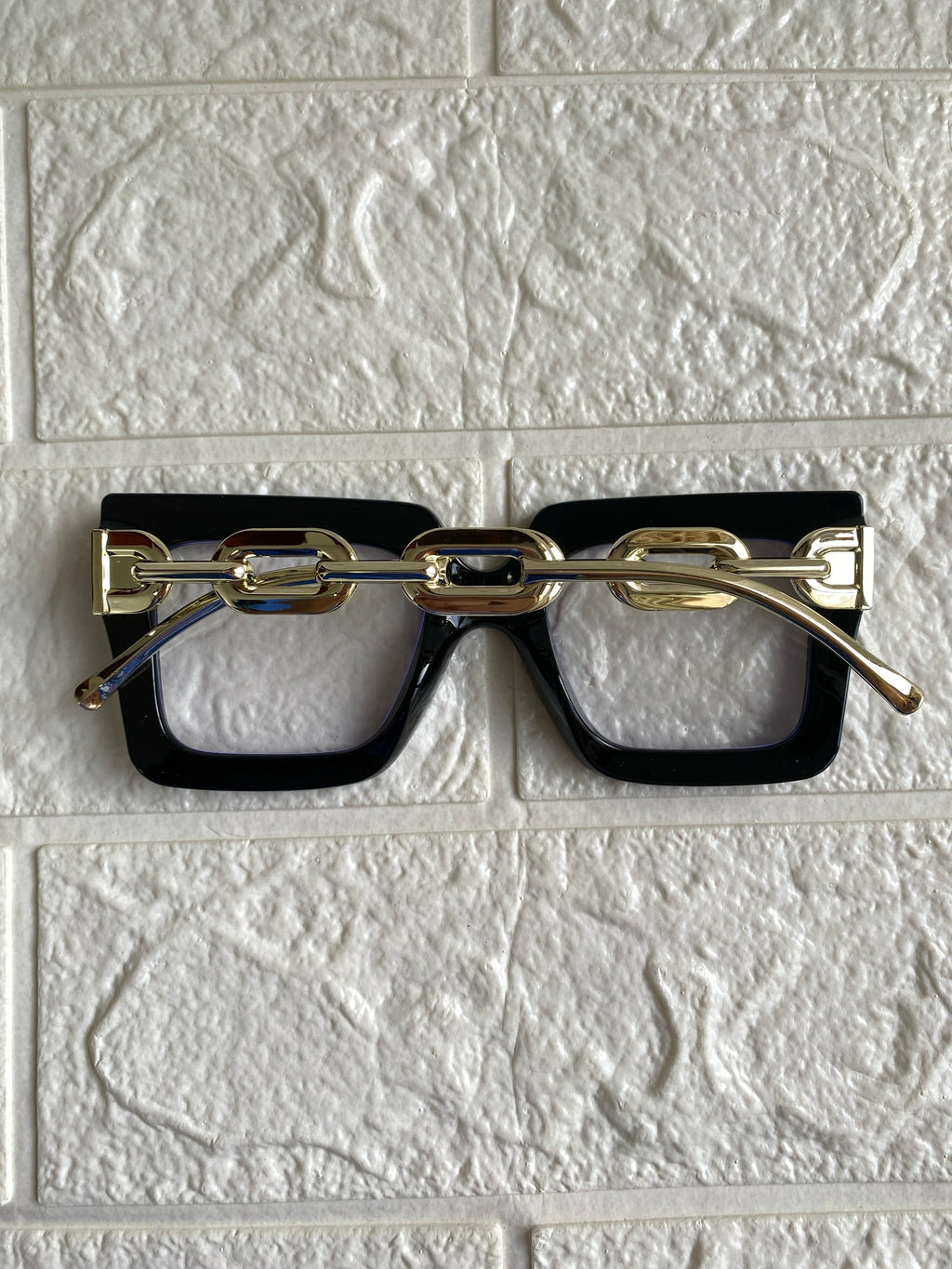 Lentes Negros Cuadrados Fancy