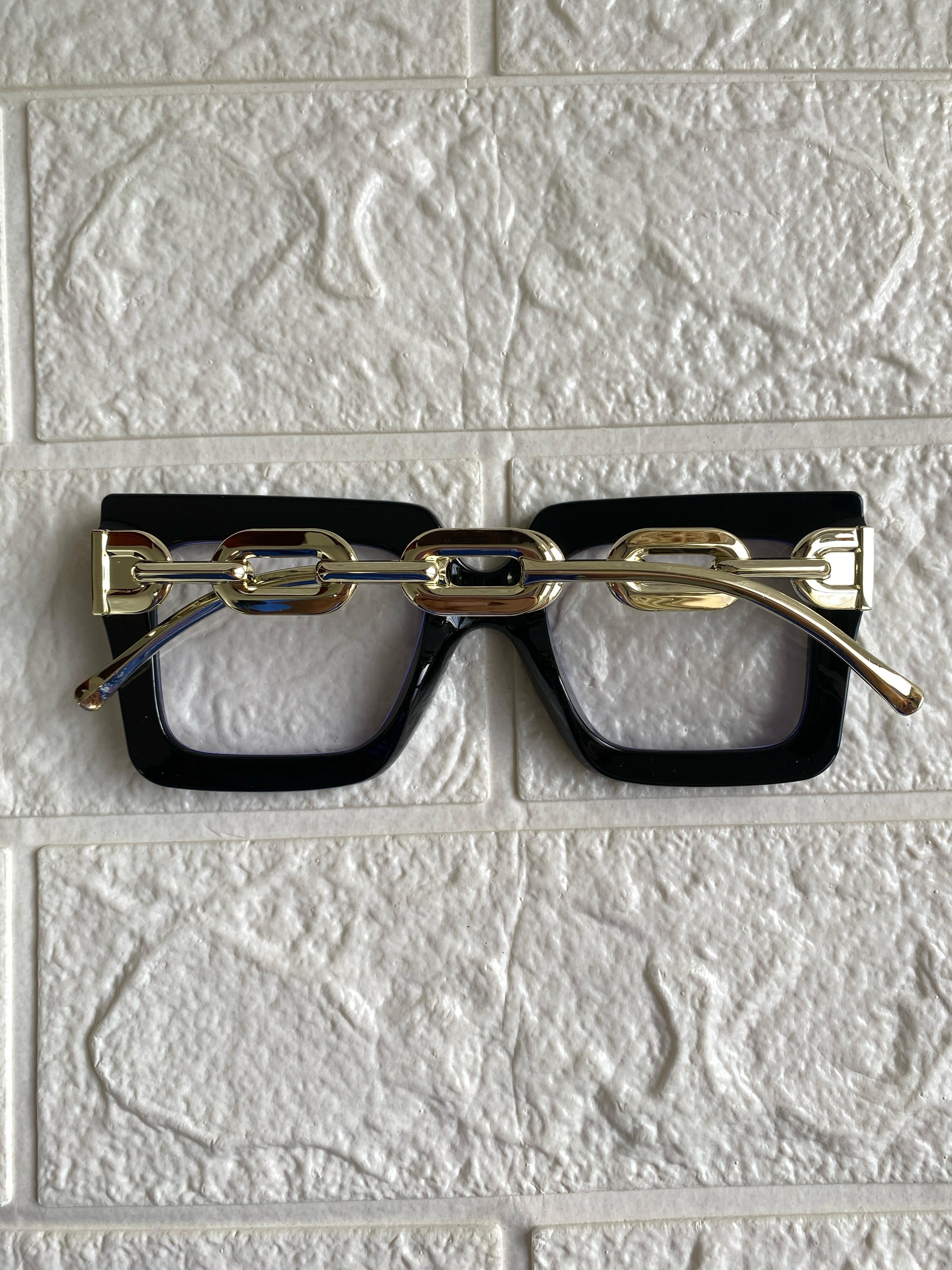 Lentes Negros Cuadrados Fancy